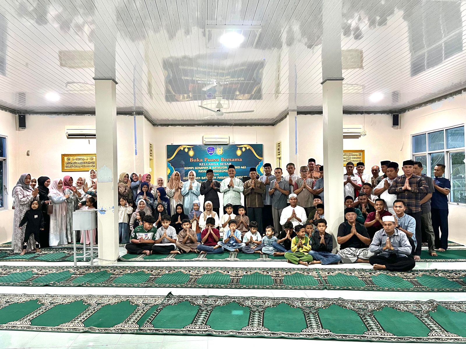 DANYON PARAKO 463 PASGAT BUKA BERSAMA KELUARGA BESAR KOMPI SENAPAN B YON PARAKO 463 PASGAT